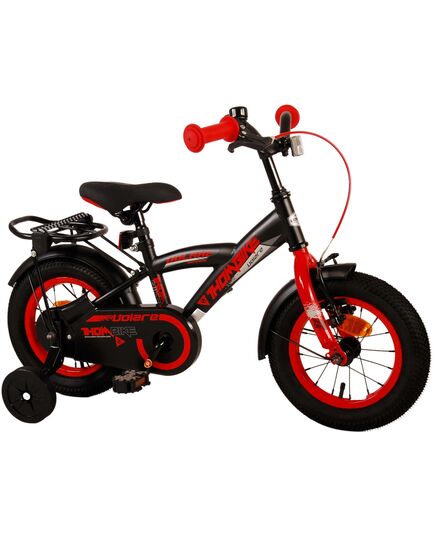 Volare Thombike Kinderfahrrad – Jungen – 12 Zoll – Schwarz Rot