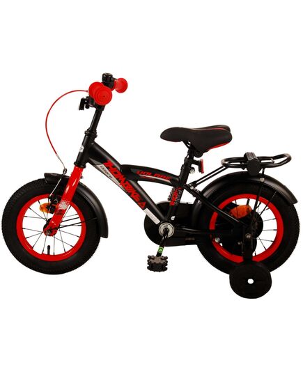 Volare Thombike Kinderfahrrad – Jungen – 12 Zoll – Schwarz Rot