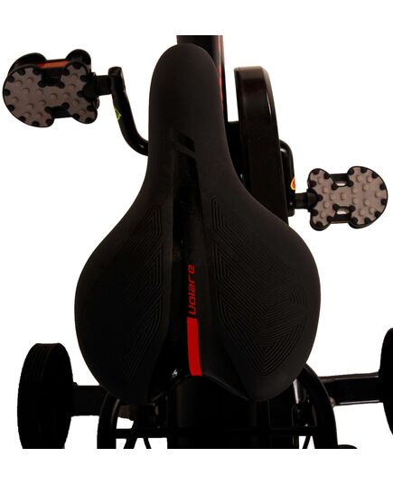 Volare Thombike Kinderfahrrad – Jungen – 12 Zoll – Schwarz Rot