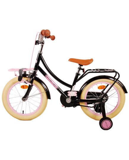 Volare Excellent Kinderfahrrad – Mädchen – 16 Zoll – Schwarz – 95 % zusammengebaut