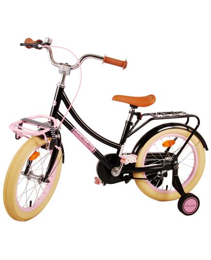 Volare Excellent Kinderfahrrad – Mädchen – 16 Zoll – Schwarz – 95 % zusammengebaut