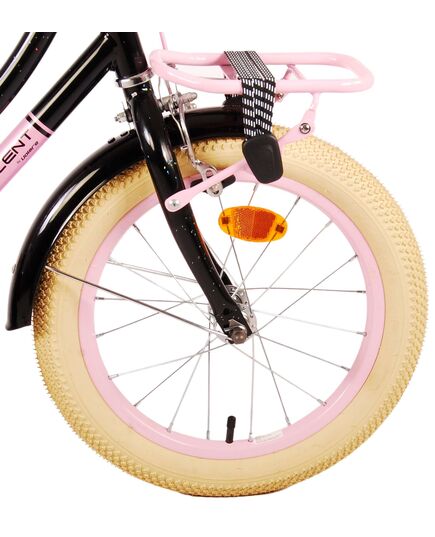 Volare Excellent Kinderfahrrad – Mädchen – 16 Zoll – Schwarz – 95 % zusammengebaut
