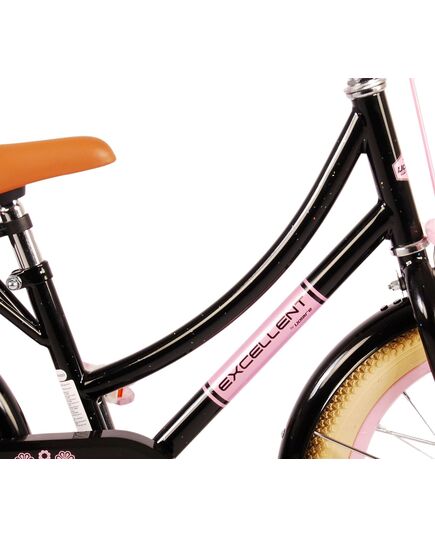 Volare Excellent Kinderfahrrad – Mädchen – 16 Zoll – Schwarz – 95 % zusammengebaut