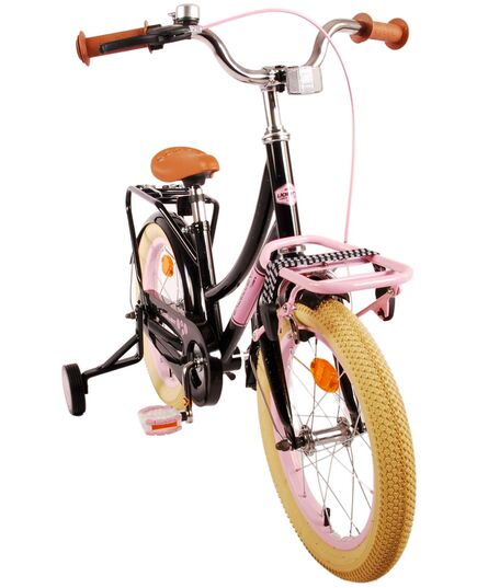 Volare Excellent Kinderfahrrad – Mädchen – 16 Zoll – Schwarz – 95 % zusammengebaut