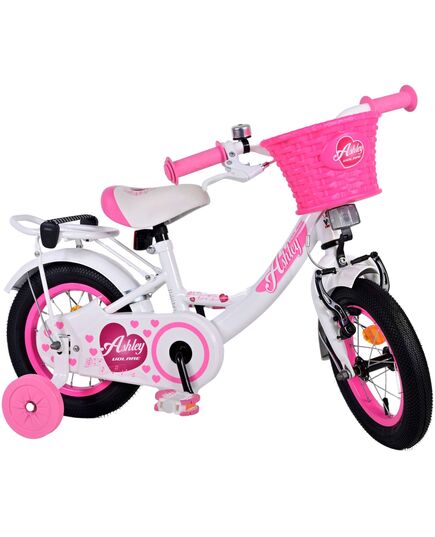 Volare Ashley Kinderfahrrad – Mädchen – 12 Zoll – Weiß