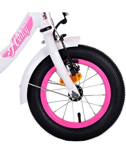 Volare Ashley Kinderfahrrad – Mädchen – 12 Zoll – Weiß