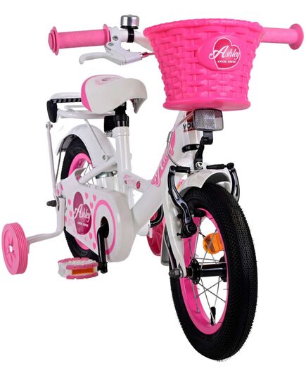 Volare Ashley Kinderfahrrad – Mädchen – 12 Zoll – Weiß