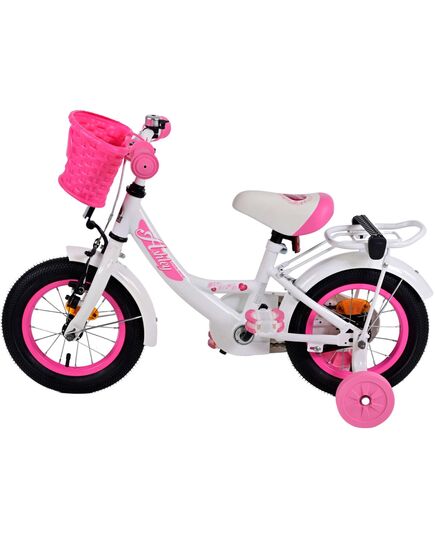 Volare Ashley Kinderfahrrad – Mädchen – 12 Zoll – Weiß