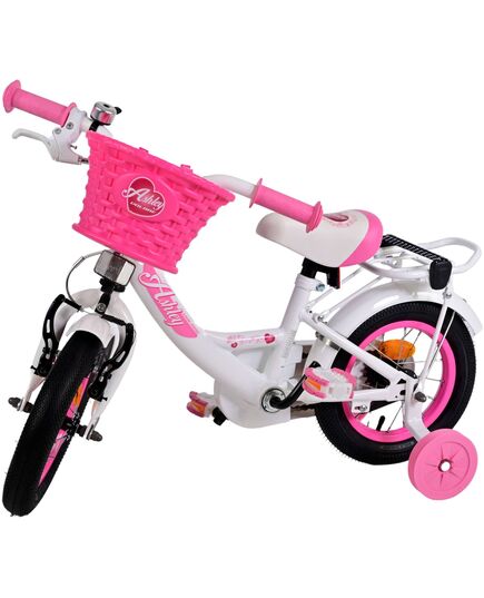 Volare Ashley Kinderfahrrad – Mädchen – 12 Zoll – Weiß