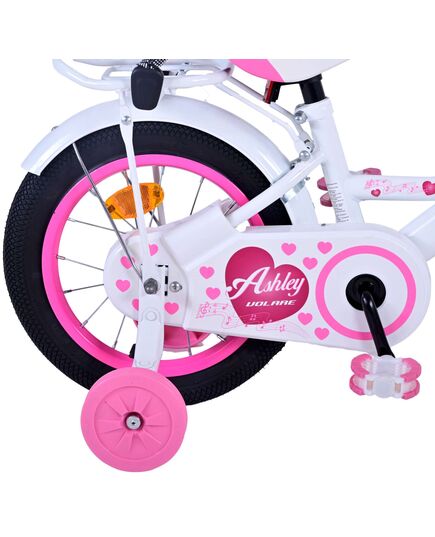Volare Ashley Kinderfahrrad – Mädchen – 14 Zoll – Weiß