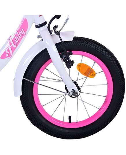 Volare Ashley Kinderfahrrad – Mädchen – 14 Zoll – Weiß