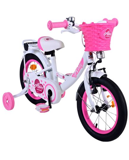 Volare Ashley Kinderfahrrad – Mädchen – 14 Zoll – Weiß