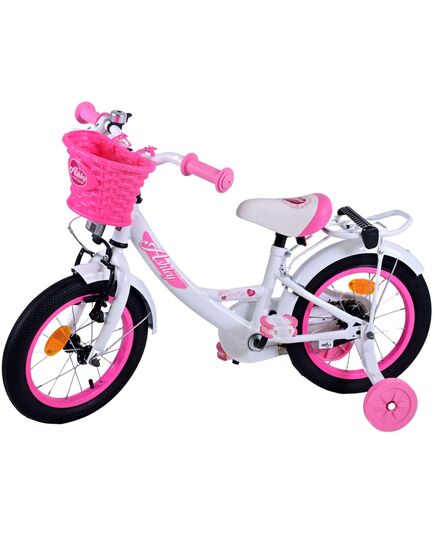 Volare Ashley Kinderfahrrad – Mädchen – 14 Zoll – Weiß