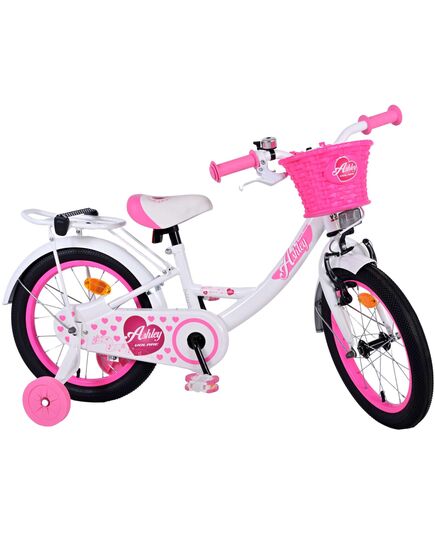 Volare Ashley Kinderfahrrad – Mädchen – 16 Zoll – Weiß