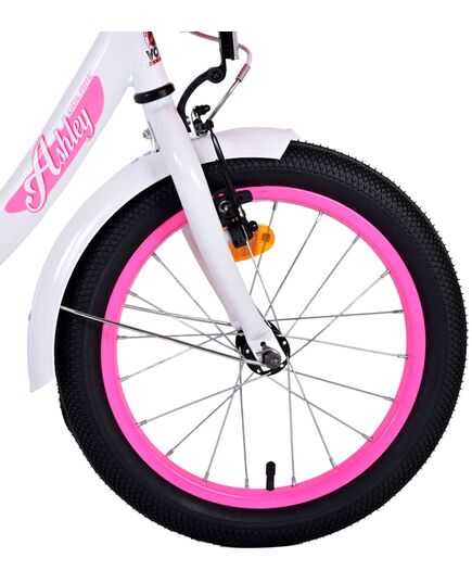 Volare Ashley Kinderfahrrad – Mädchen – 16 Zoll – Weiß