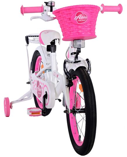 Volare Ashley Kinderfahrrad – Mädchen – 16 Zoll – Weiß
