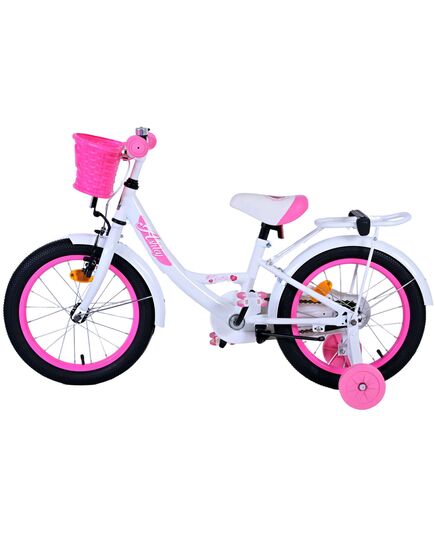 Volare Ashley Kinderfahrrad – Mädchen – 16 Zoll – Weiß