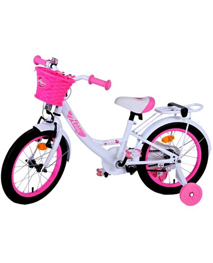 Volare Ashley Kinderfahrrad – Mädchen – 16 Zoll – Weiß