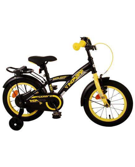 Volare Thombike Kinderfahrrad – Jungen – 14 Zoll – Schwarz Gelb