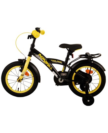 Volare Thombike Kinderfahrrad – Jungen – 14 Zoll – Schwarz Gelb