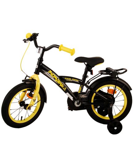 Volare Thombike Kinderfahrrad – Jungen – 14 Zoll – Schwarz Gelb