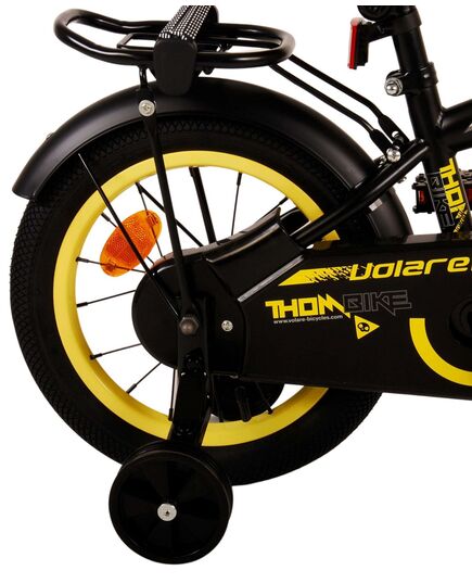 Volare Thombike Kinderfahrrad – Jungen – 14 Zoll – Schwarz Gelb