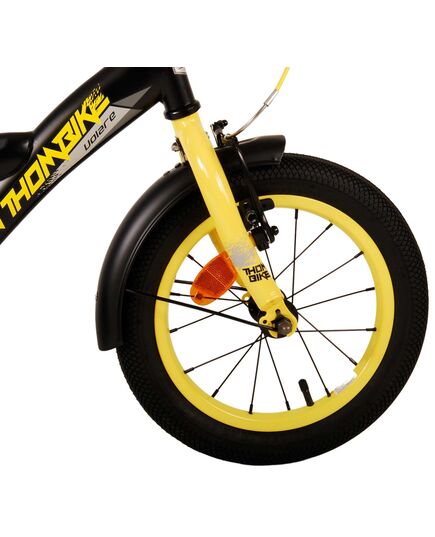 Volare Thombike Kinderfahrrad – Jungen – 14 Zoll – Schwarz Gelb