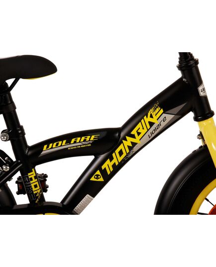 Volare Thombike Kinderfahrrad – Jungen – 14 Zoll – Schwarz Gelb
