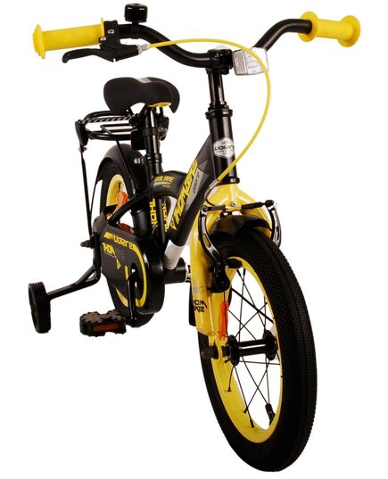 Volare Thombike Kinderfahrrad – Jungen – 14 Zoll – Schwarz Gelb