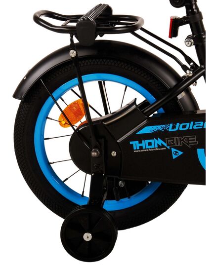 Volare Thombike Kinderfahrrad – Jungen – 14 Zoll – Schwarz Blau
