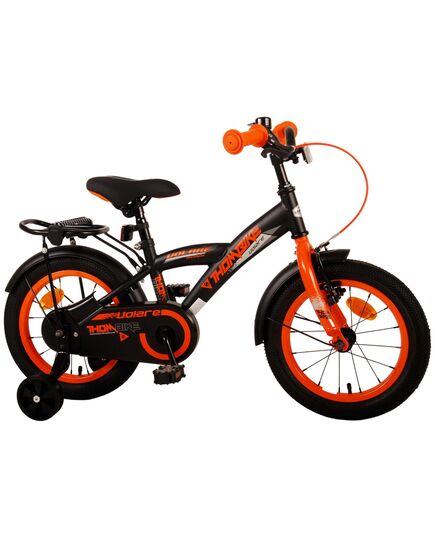 Volare Thombike Kinderfahrrad – Jungen – 14 Zoll – Schwarz Orange