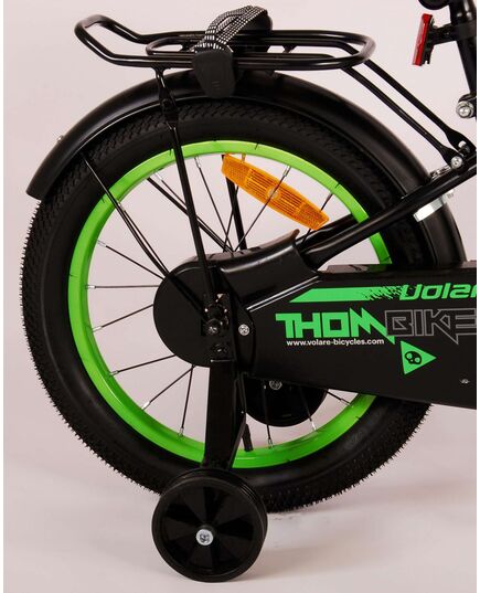 Volare Thombike Kinderfahrrad – Jungen – 16 Zoll – Schwarz Grün