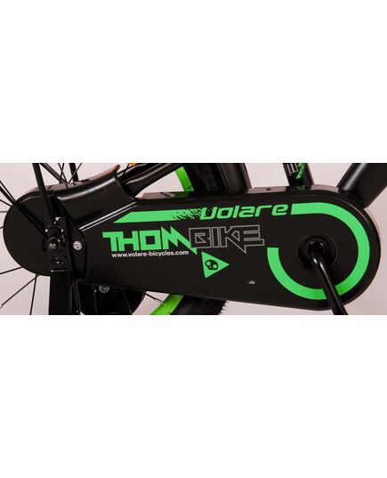 Volare Thombike Kinderfahrrad – Jungen – 16 Zoll – Schwarz Grün