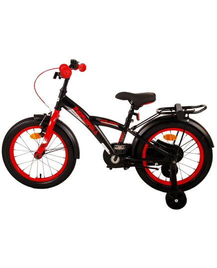 Volare Thombike Kinderfahrrad – Jungen – 16 Zoll – Schwarz Rot