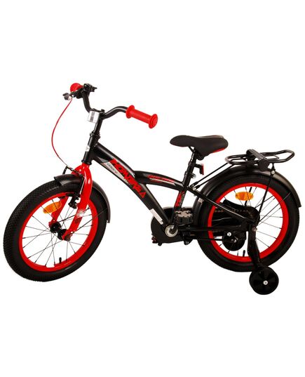 Volare Thombike Kinderfahrrad – Jungen – 16 Zoll – Schwarz Rot