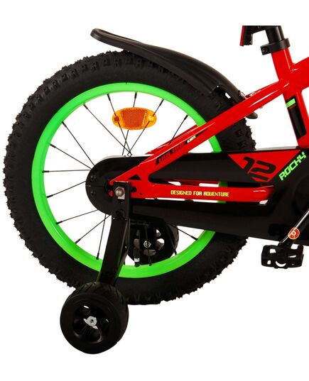 Volare Rocky Kinderfahrrad - Jungen - 16 Zoll - Rot