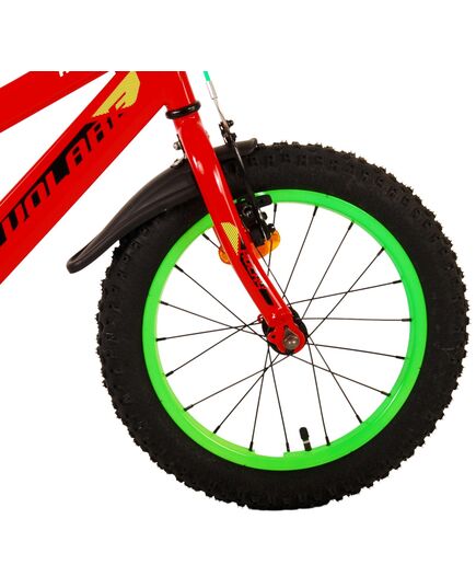 Volare Rocky Kinderfahrrad - Jungen - 16 Zoll - Rot