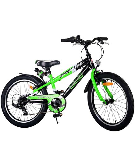 Volare Sportivo Kinderfahrrad - Jungen - 20 Zoll - Grün - 7 Gänge