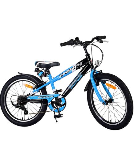 Volare Sportivo Kinderfahrrad – Jungen – 20 Zoll – Blau – 7 Gänge
