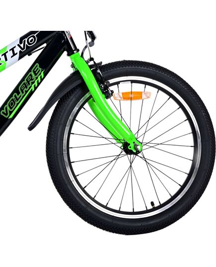 Volare Sportivo Kinderfahrrad – Jungen – 20 Zoll – Grün – Zwei Handbremsen