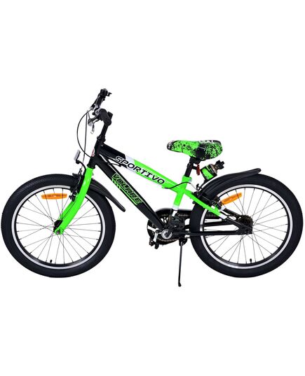 Volare Sportivo Kinderfahrrad – Jungen – 20 Zoll – Grün – Zwei Handbremsen