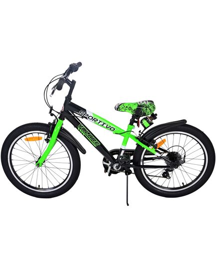 Volare Sportivo Kinderfahrrad - Jungen - 20 Zoll - Grün - 7 Gänge