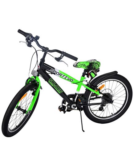 Volare Sportivo Kinderfahrrad - Jungen - 20 Zoll - Grün - 7 Gänge