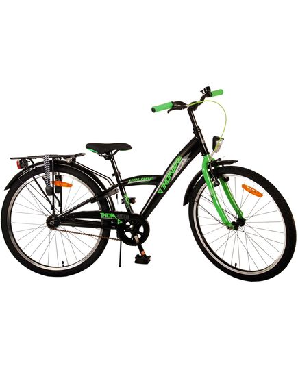 Volare Thombike Kinderfahrrad – Jungen – 24 Zoll – Schwarz Grün