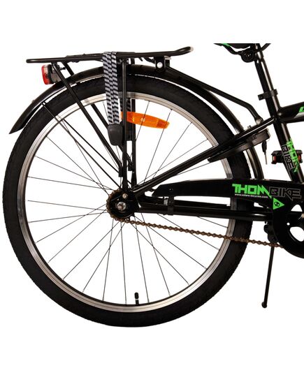 Volare Thombike Kinderfahrrad – Jungen – 24 Zoll – Schwarz Grün