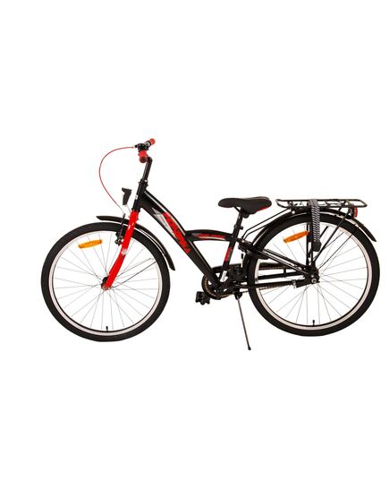 Volare Thombike Kinderfahrrad – Jungen – 24 Zoll – Schwarz Rot