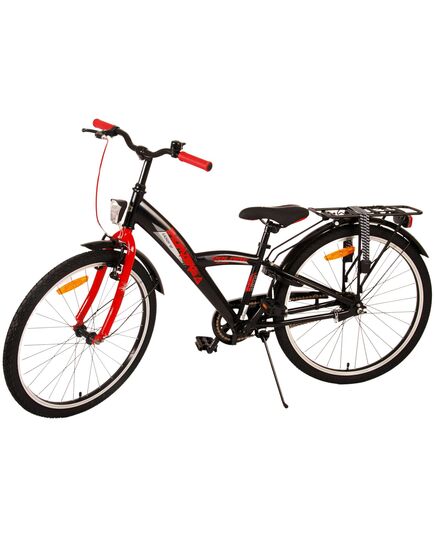 Volare Thombike Kinderfahrrad – Jungen – 24 Zoll – Schwarz Rot