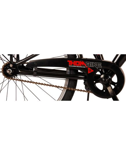 Volare Thombike Kinderfahrrad – Jungen – 24 Zoll – Schwarz Rot
