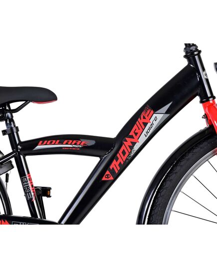 Volare Thombike Kinderfahrrad – Jungen – 26 Zoll – Schwarz Rot