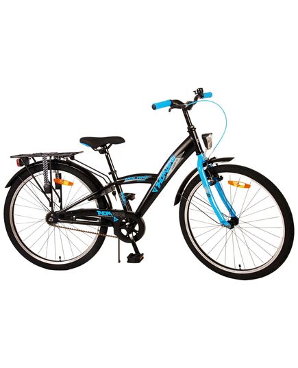 Volare Thombike Kinderfahrrad – Jungen – 24 Zoll – Schwarz Blau